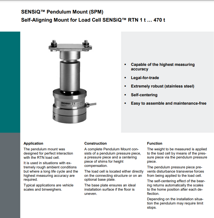 SPM-100t稱重模塊