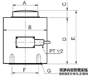 美國sensolink稱重傳感器 SLCS1產品尺寸